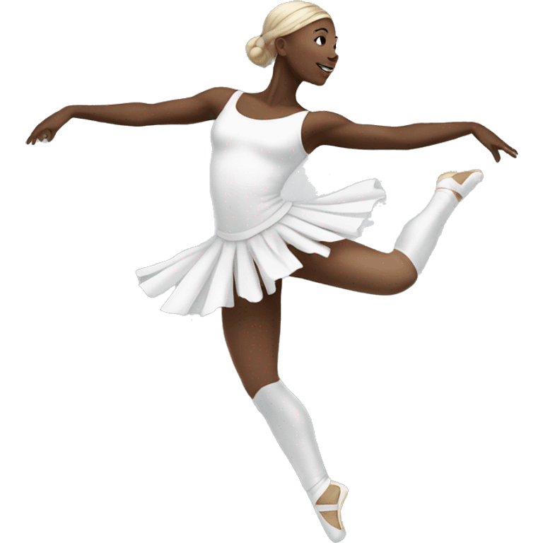 white dancer emoji