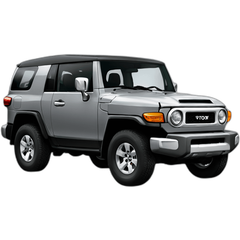 Grey toyota fj emoji