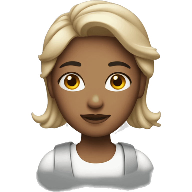 girl with Mac  emoji