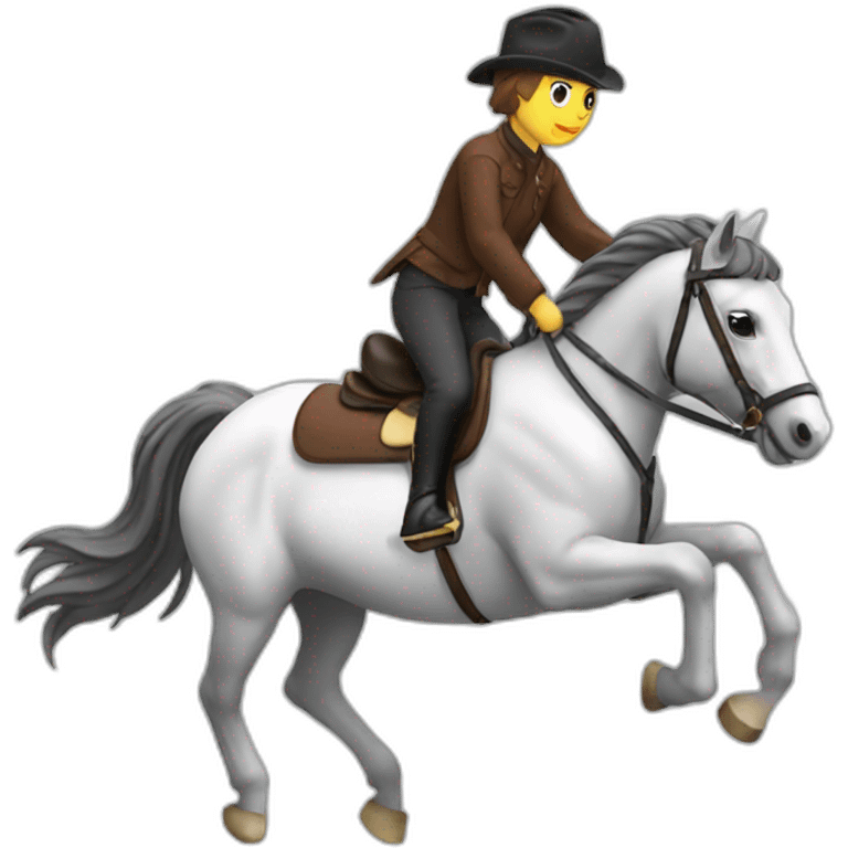 Horse riding emoji