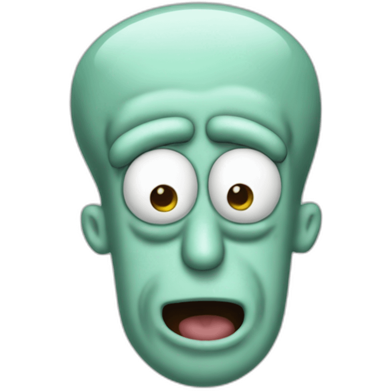 Squidward Bob Squarepants emoji