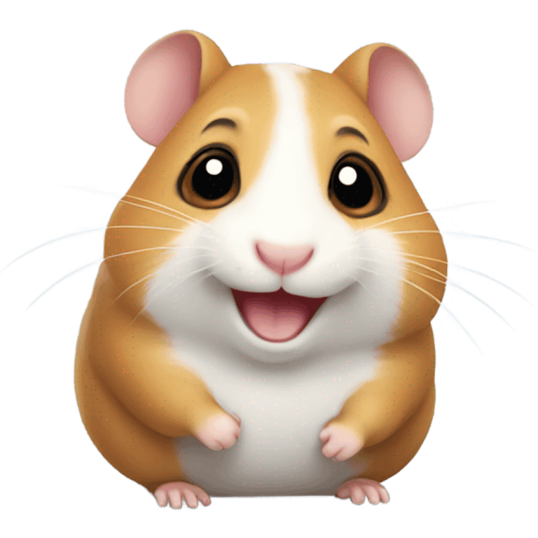 Happy hamster emoji