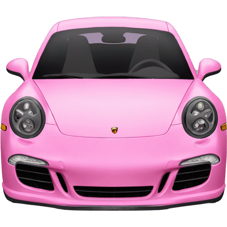 Pink porshe emoji