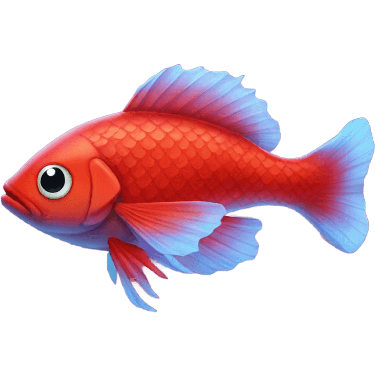 Red fish emoji