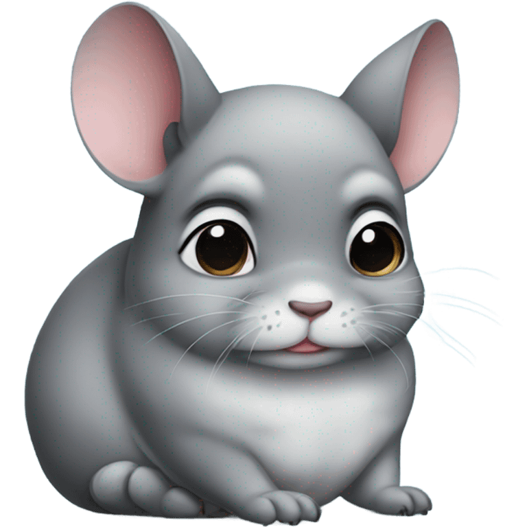 Sad chinchilla  emoji