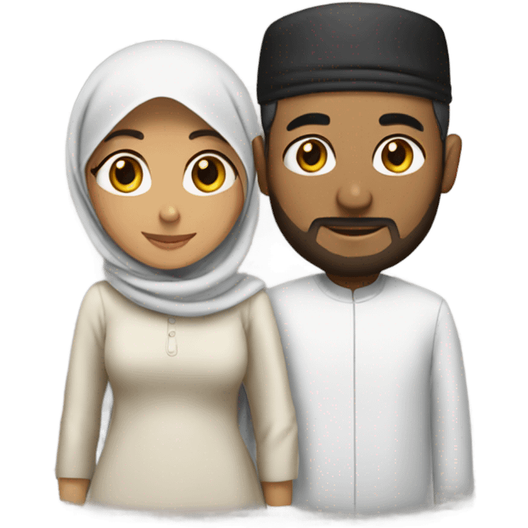 A muslim couple  emoji