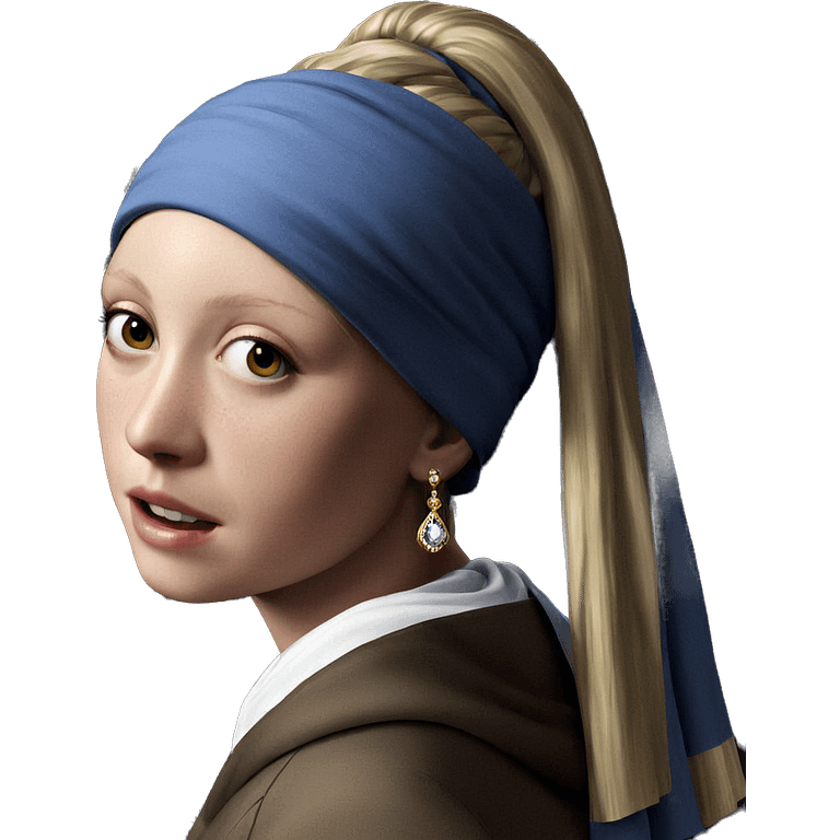 realistic girl with jewelry emoji