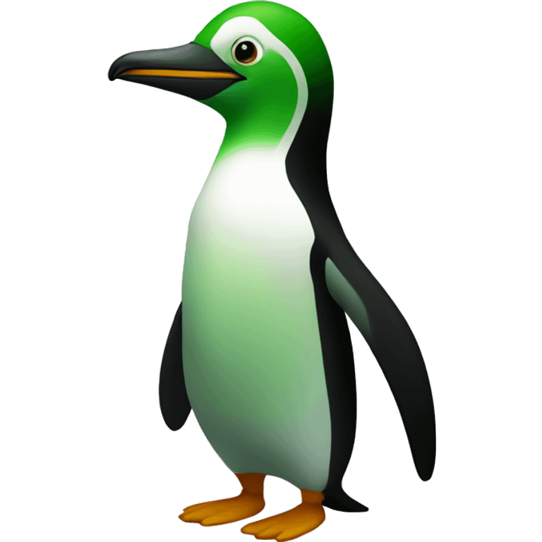 green pinguin emoji