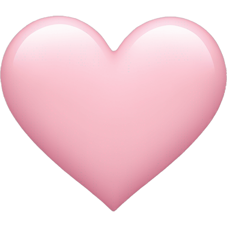 light pink heart emoji