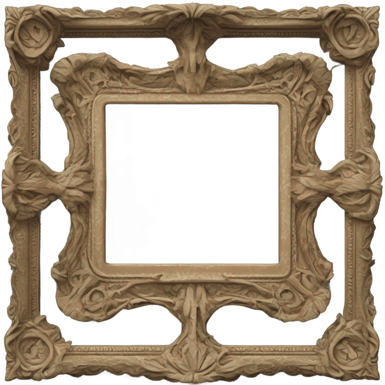 old fashioned frame emoji