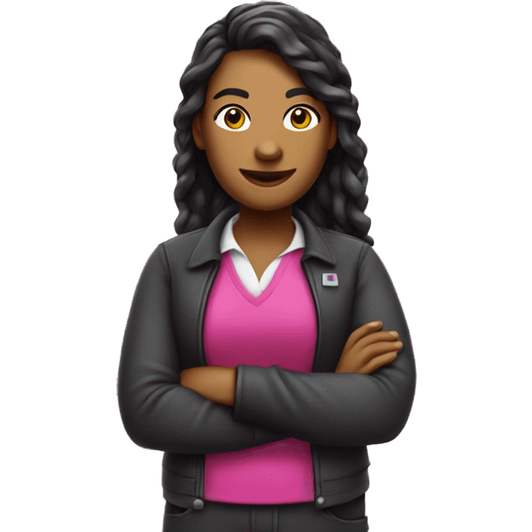 full body picture of tmobile company worker emoji