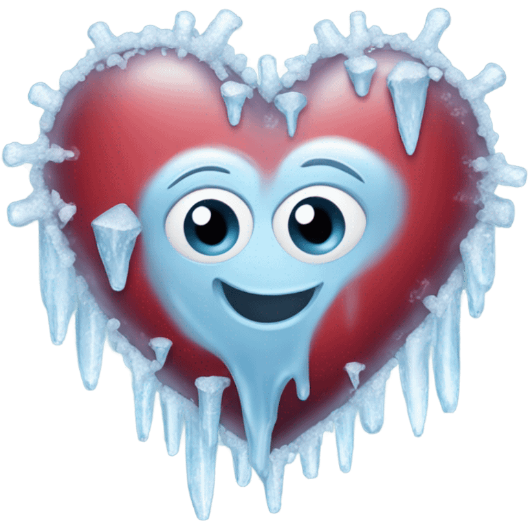 heart with cold emoji