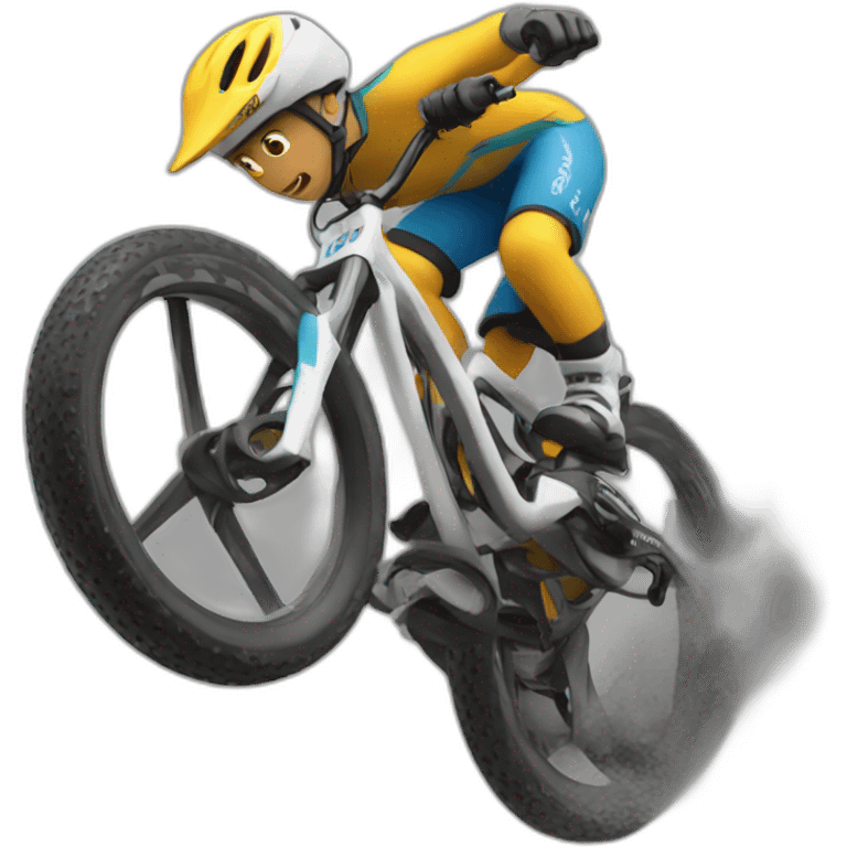 Bike downhill emoji