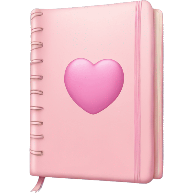 pastel pink journal emoji