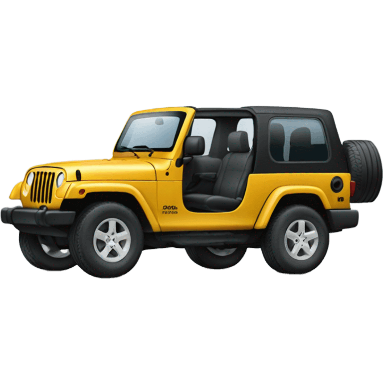 2004 long two door Jeep  emoji