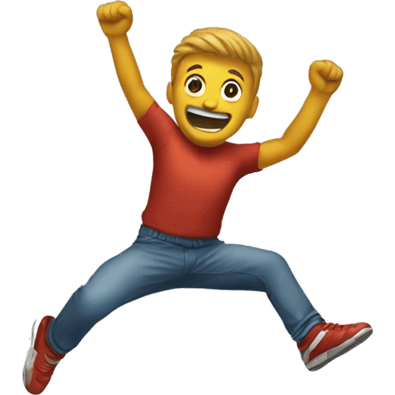 Jump man symbol emoji