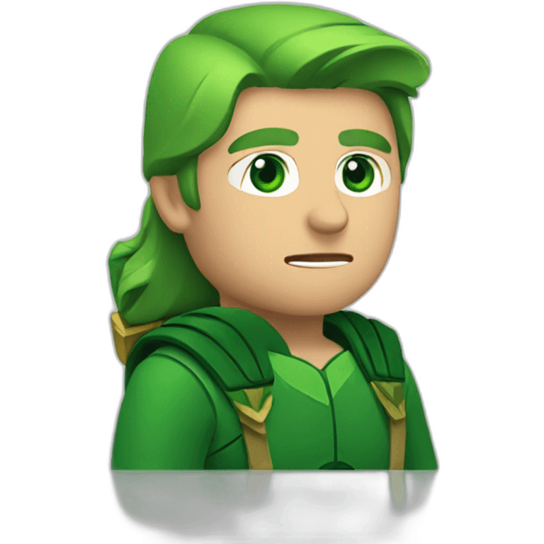 green arrow down emoji