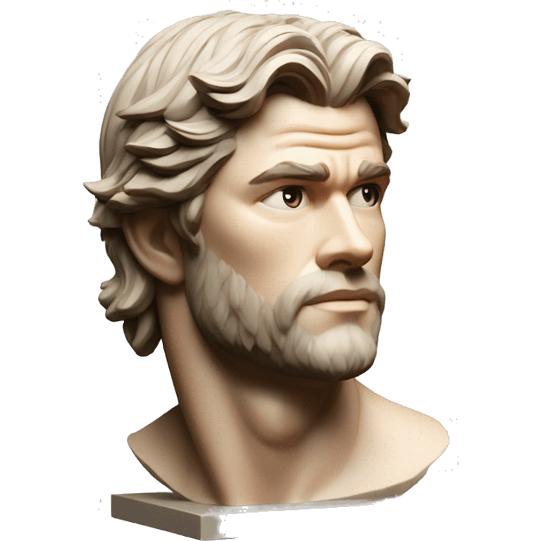 chris hemsworth roman sculpture emoji