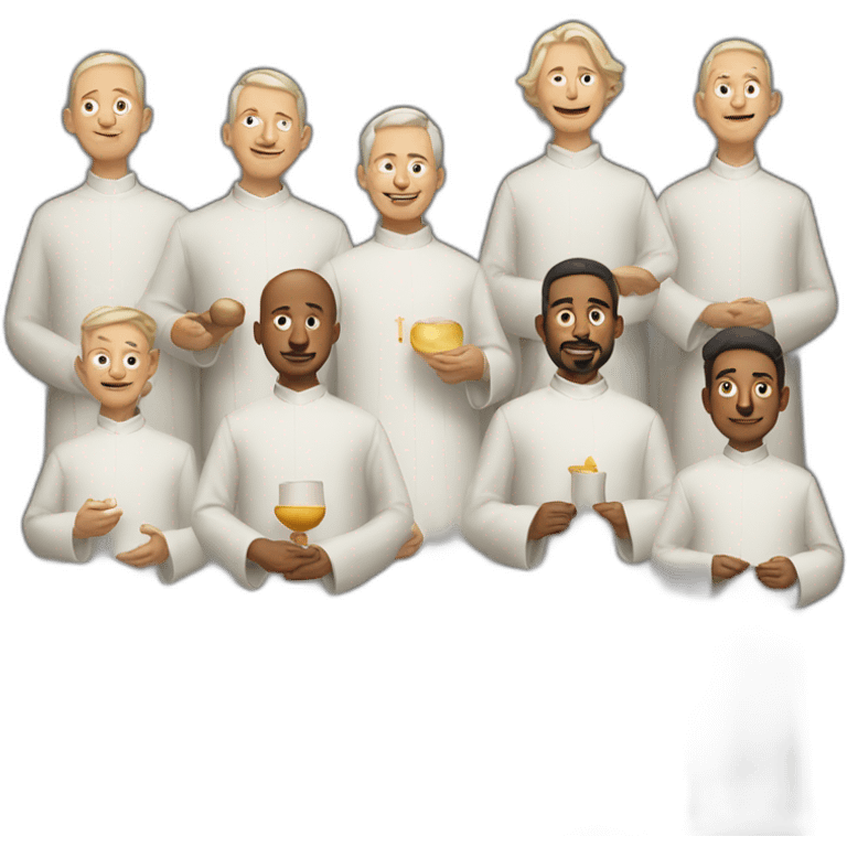 group of priests emoji