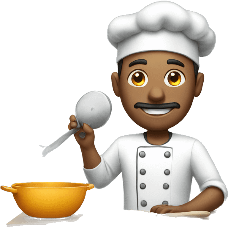 man cooking contract emoji