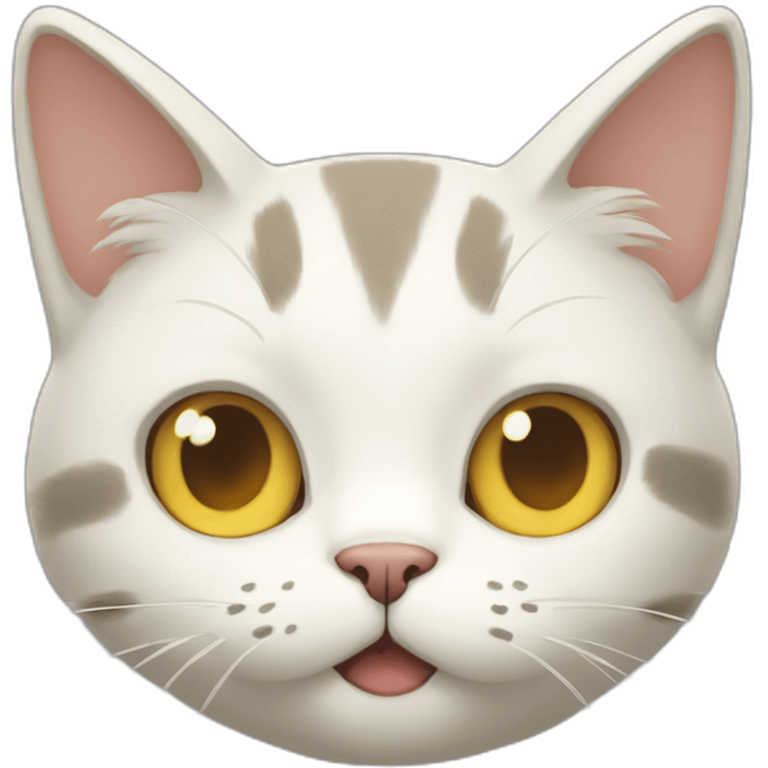 Studio ghibli cat that nods emoji