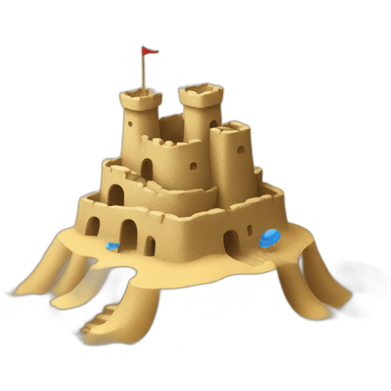 Sand castle emoji