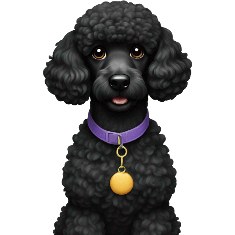 black poodle emoji