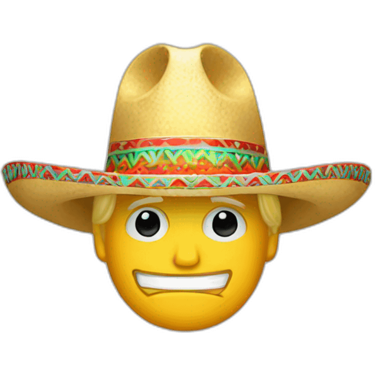 Donald Trump with sombrero emoji