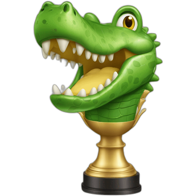 Crocodile trophee emoji