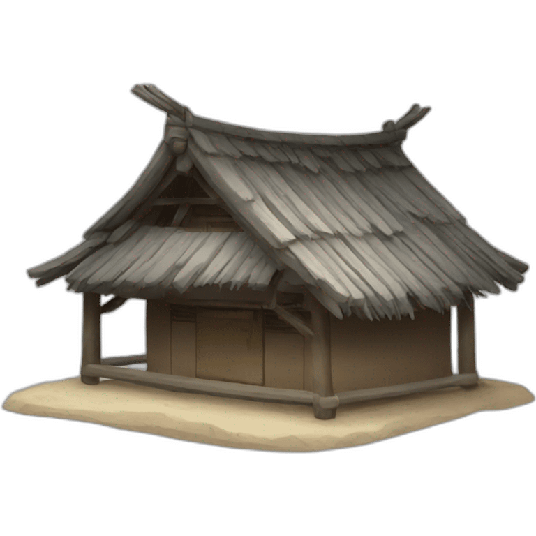 Chinese village hut emoji