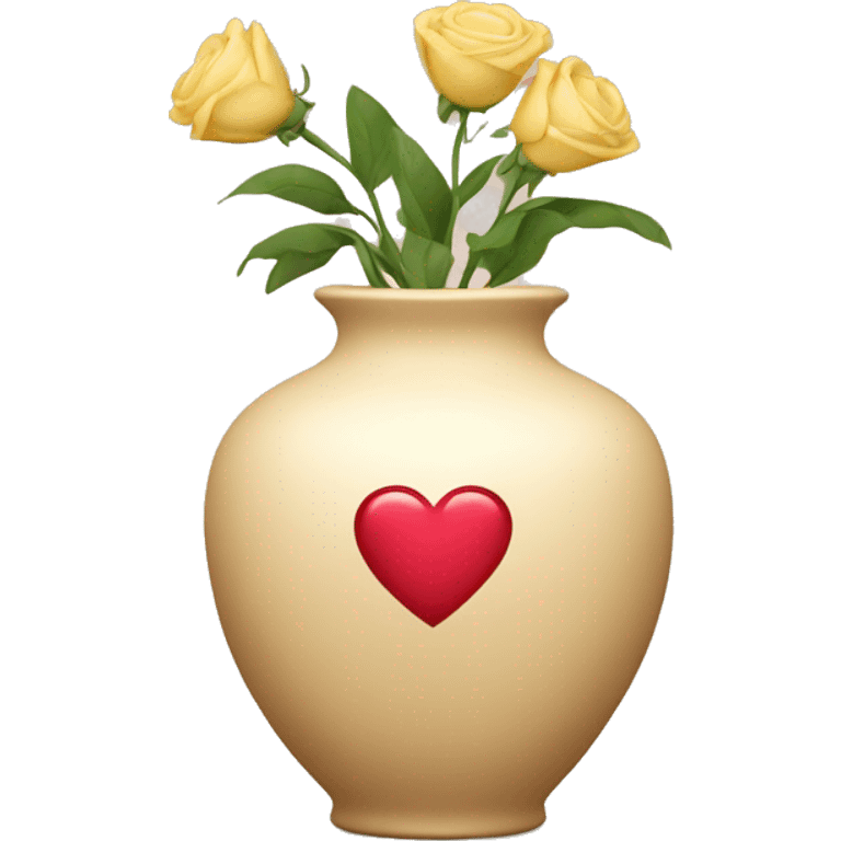 vase with heart  emoji