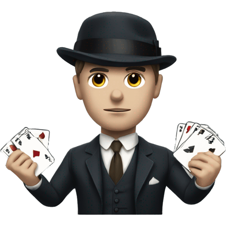 Tommy Shelby play poker emoji