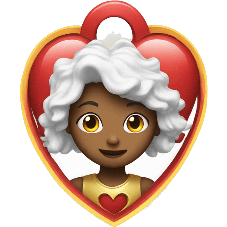 Heart with halo emoji