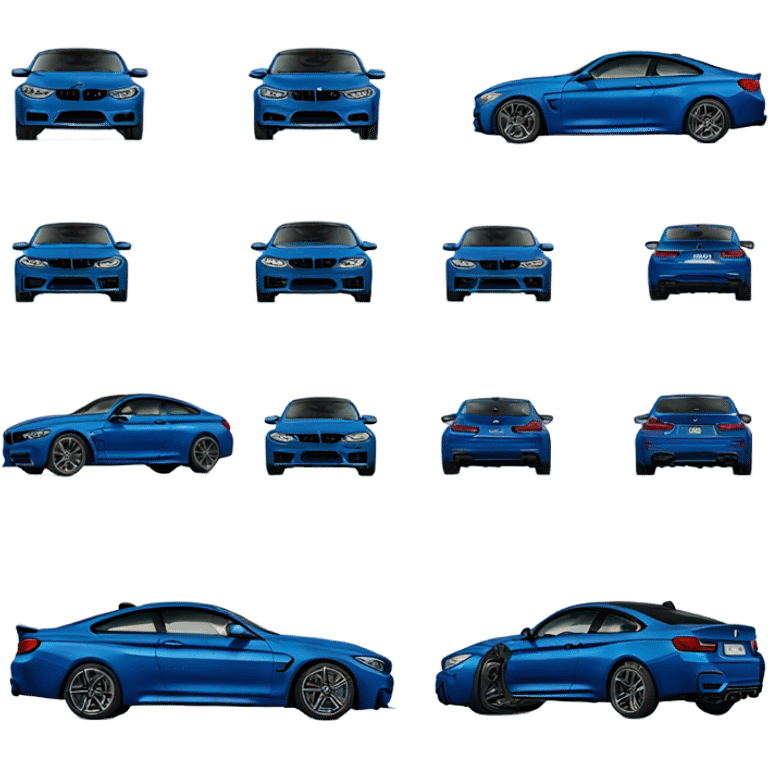 Midnight blue bmw m4 emoji