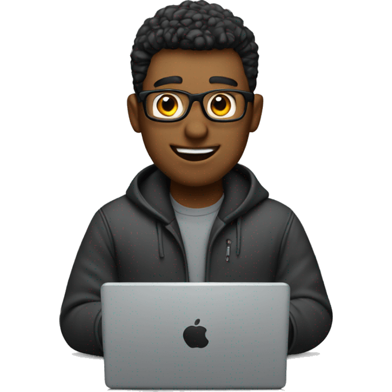 IT guy with a laptop emoji