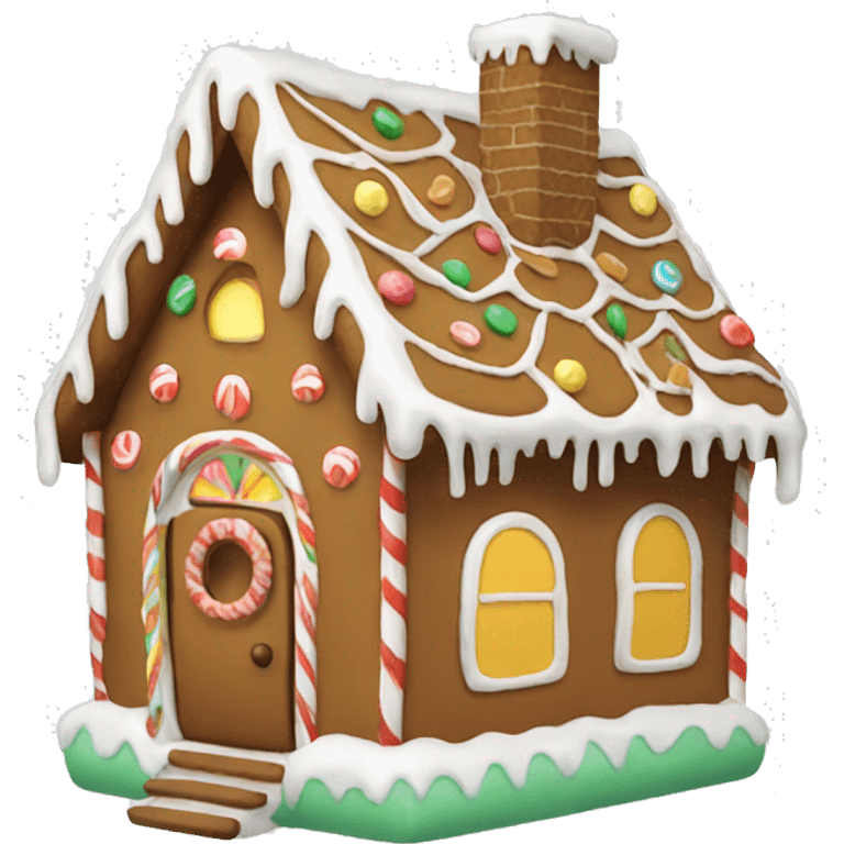 gingerbread house emoji