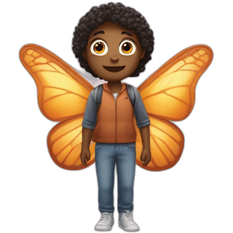 100 emoji with butterfly wings  emoji