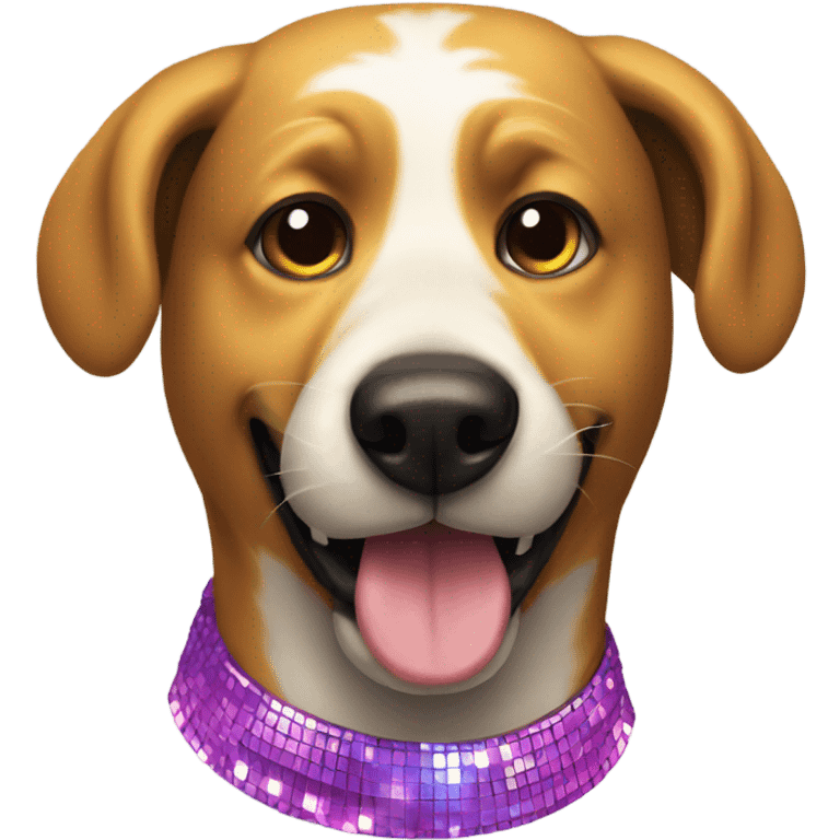 disco dog emoji