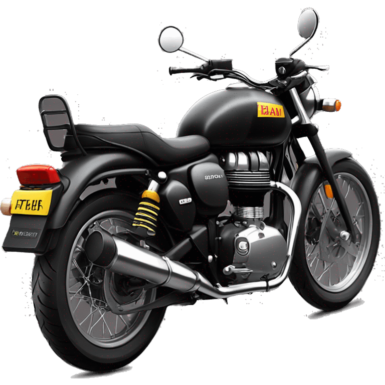 royal enfield meteor 350 BLACK emoji