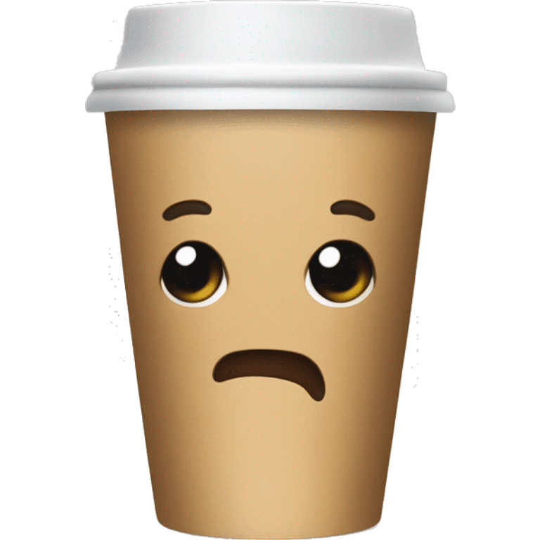 Disposable coffee cup emoji