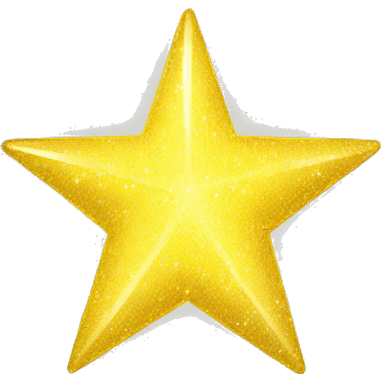 Sparkly yellow star emoji