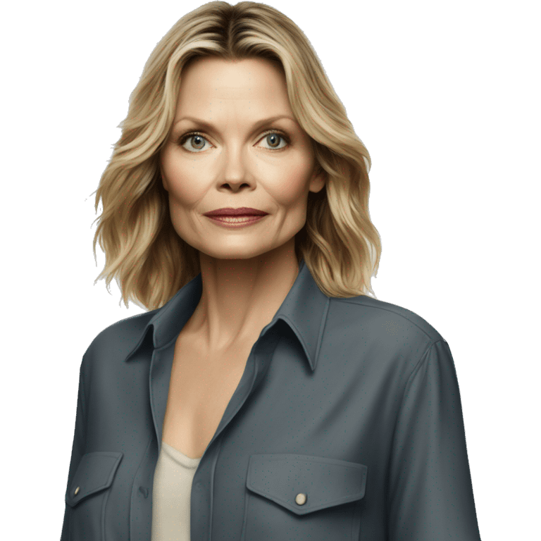 michelle pfeiffer wearing shirt emoji