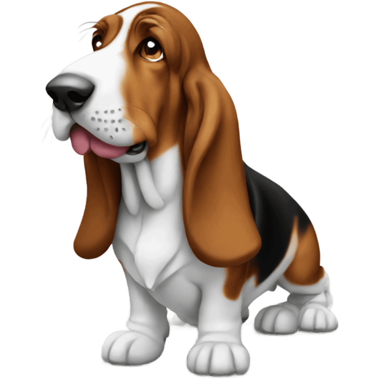 Basset hound dog emoji