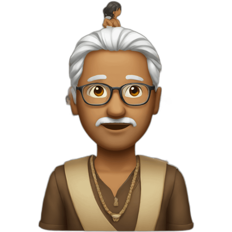 Instituteur indien emoji