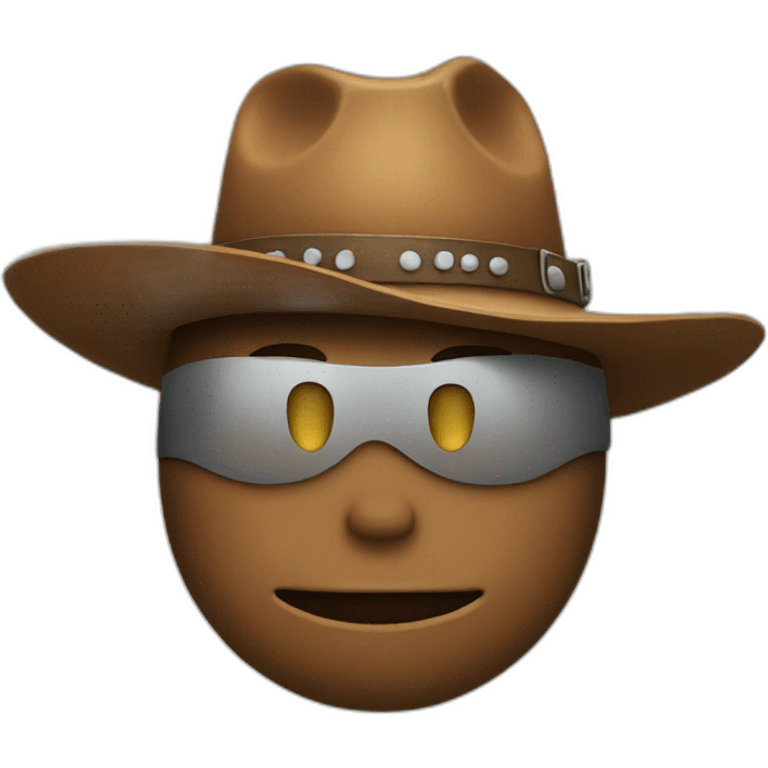 Elon Mask in a cowboy hat  emoji