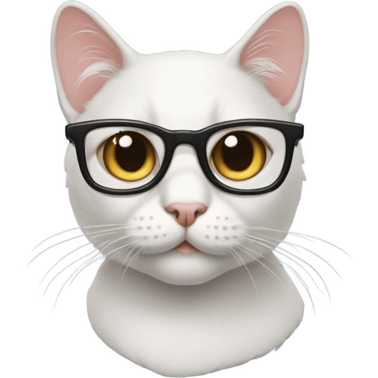 cat with black glasses emoji