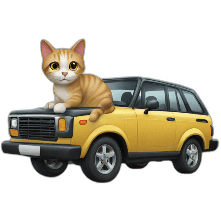 cat im car emoji