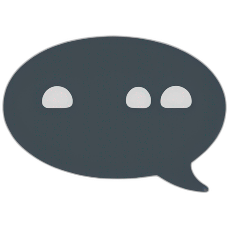 text bubble emoji