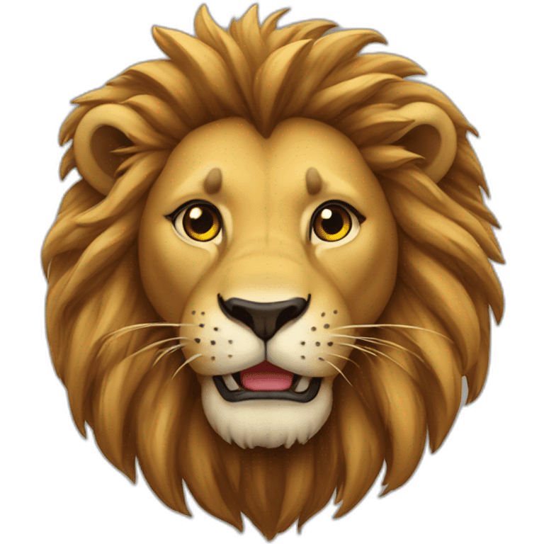 Lion love emoji