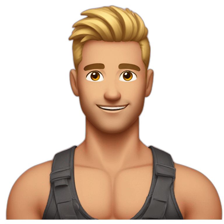 sexy-gay-guy-in-crop-top emoji